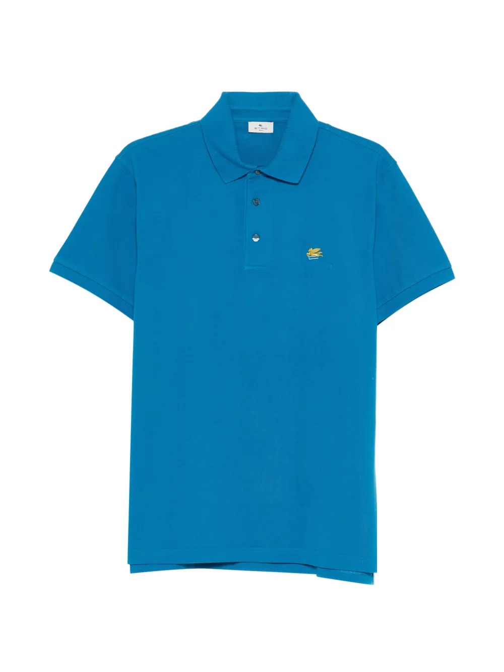 ETRO embroidered polo shirt - Blu