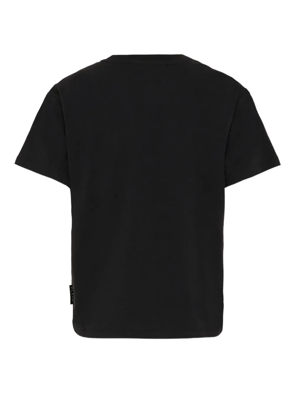 Philipp Plein Junior T-shirt verfraaid met logo Zwart