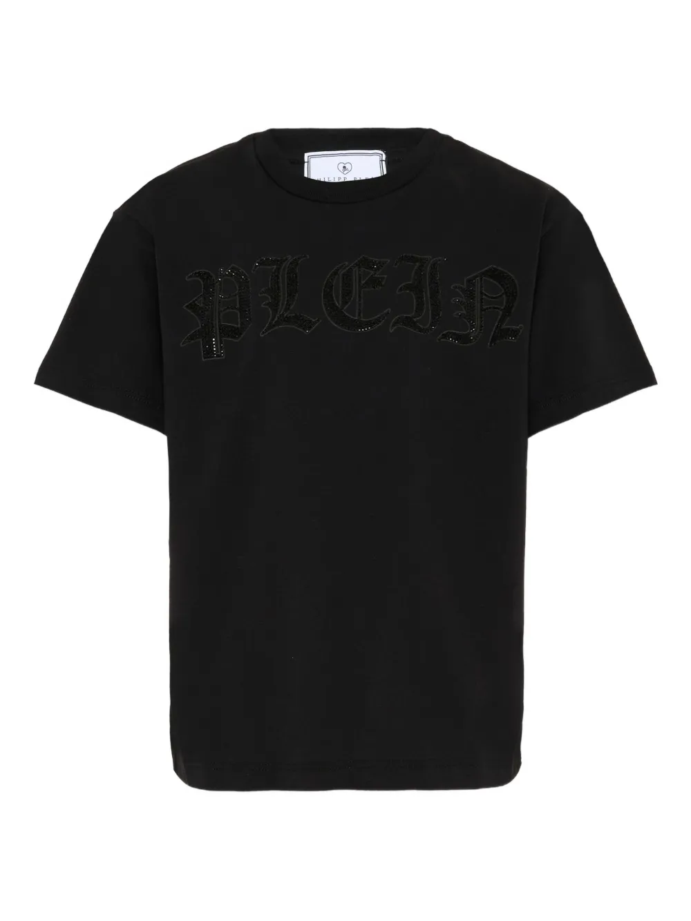 Philipp Plein Junior logo-embellished T-shirt - Nero