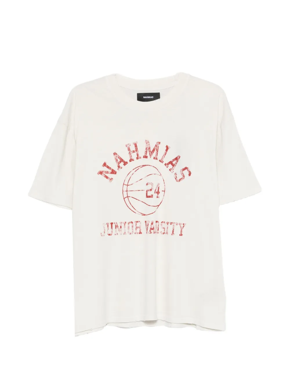Nahmias JV 24 graphic-print T-shirt - Toni neutri