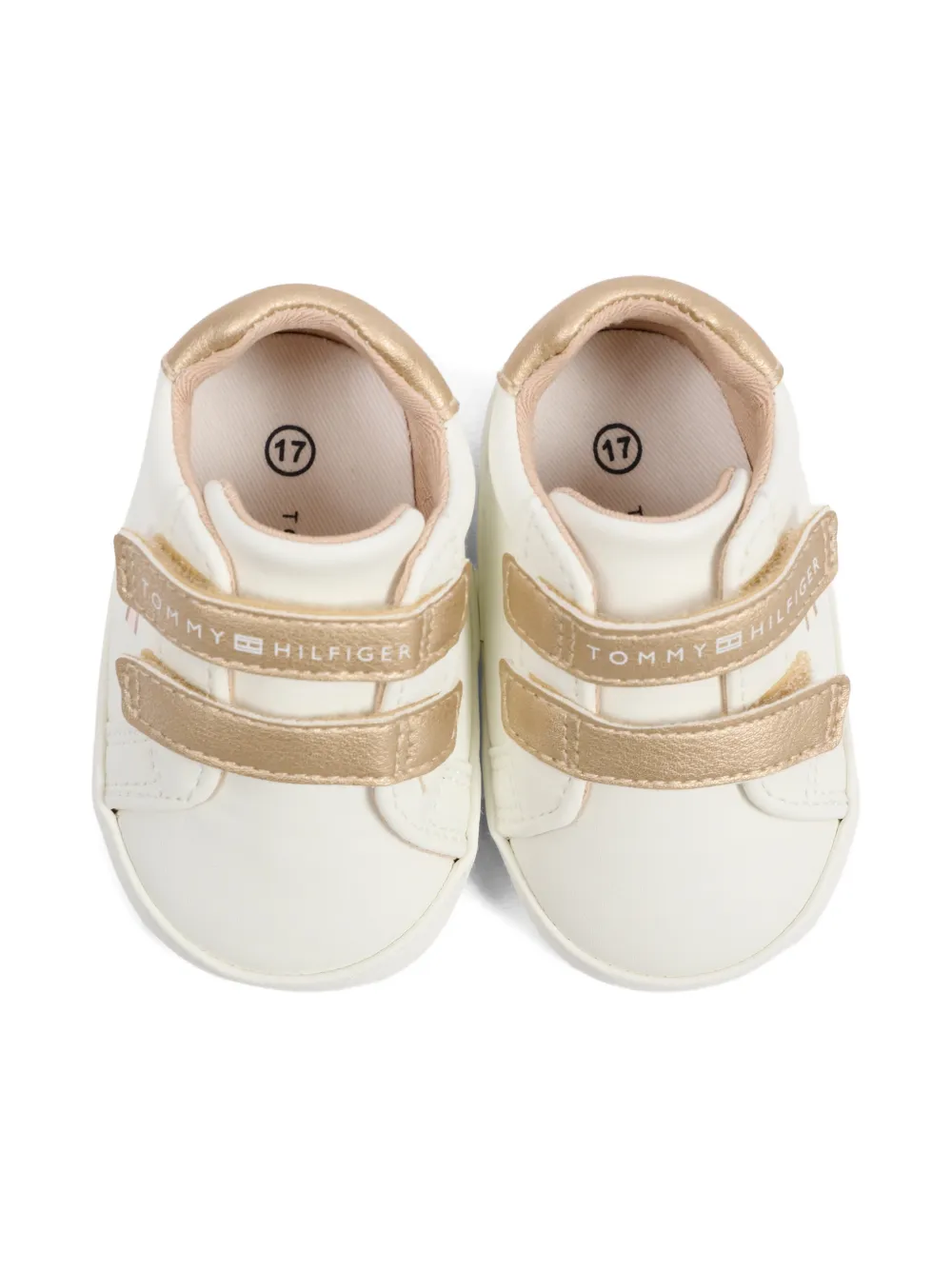 Tommy Hilfiger Junior Sneakers met bandje Wit