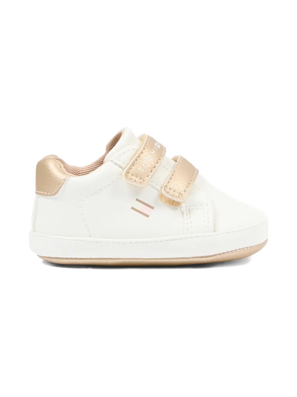 Tommy Hilfiger Junior strap-fastening sneakers - Wit