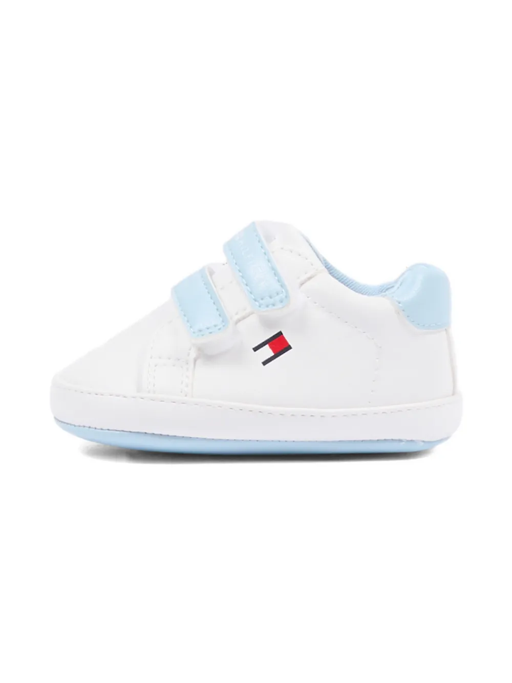 Tommy Hilfiger Junior logo-strap pre-walkers Wit