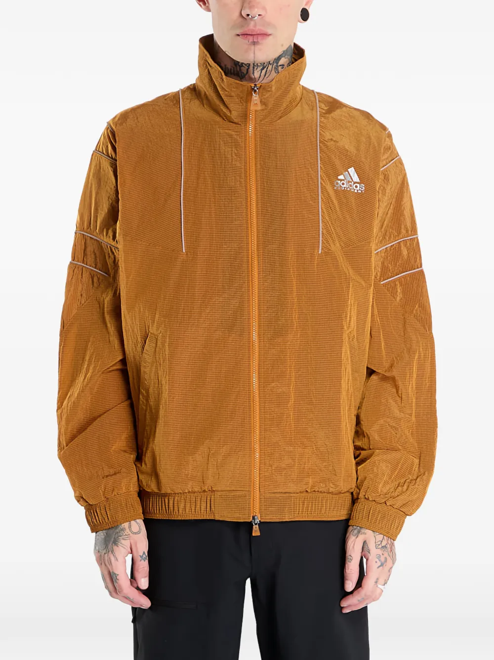 adidas Equipment zip-up windbreaker - Braun