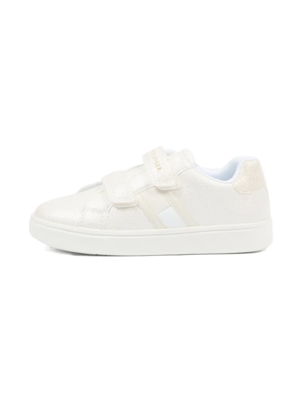 Tommy Hilfiger Junior Sneakers met klittenband Beige