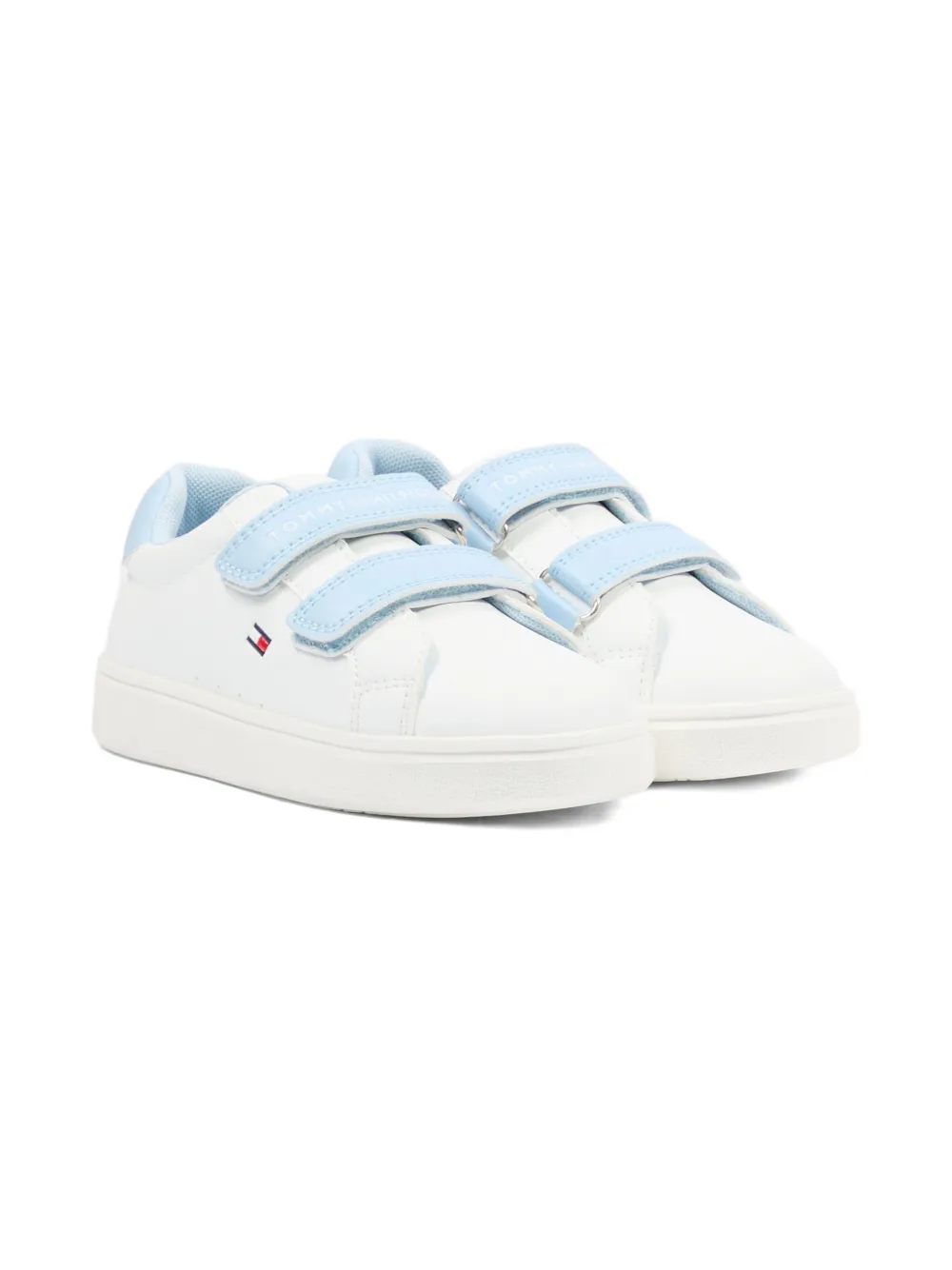Tommy Hilfiger Junior touch-strap sneakers - Weiß