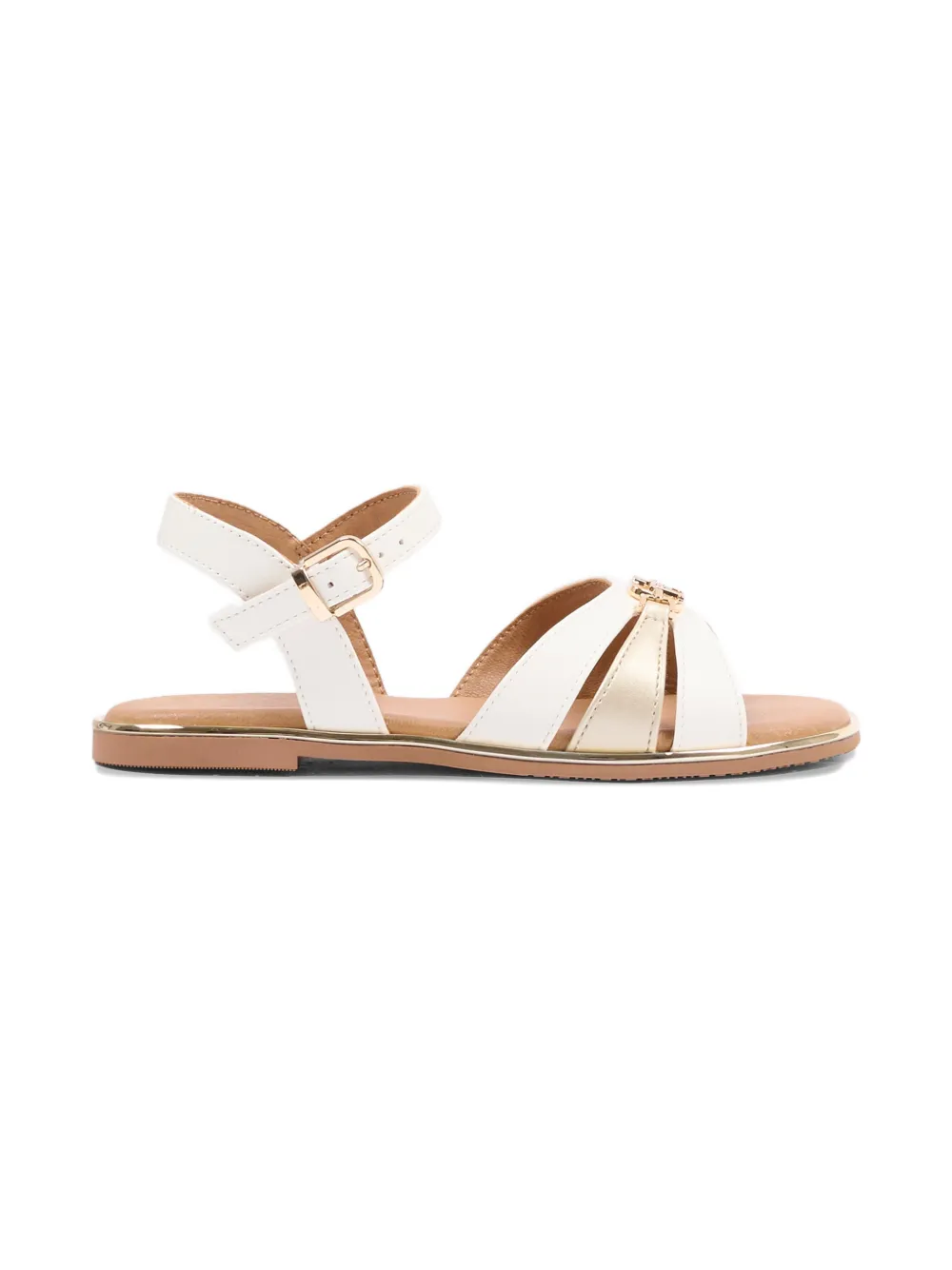 Tommy Hilfiger Junior two-tone sandals Wit