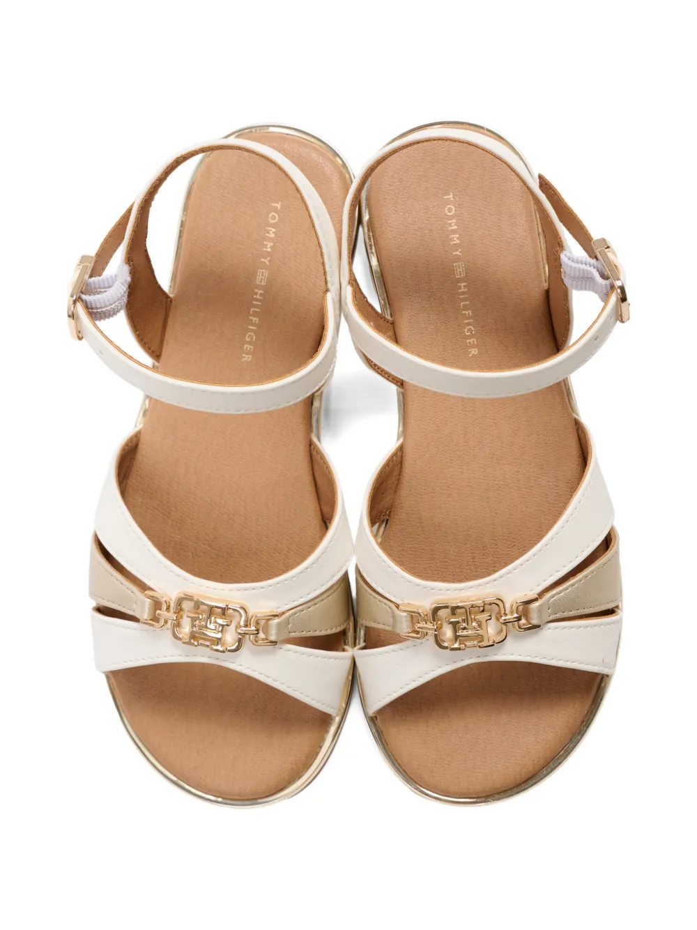 Tommy Hilfiger Junior two-tone sandals Wit