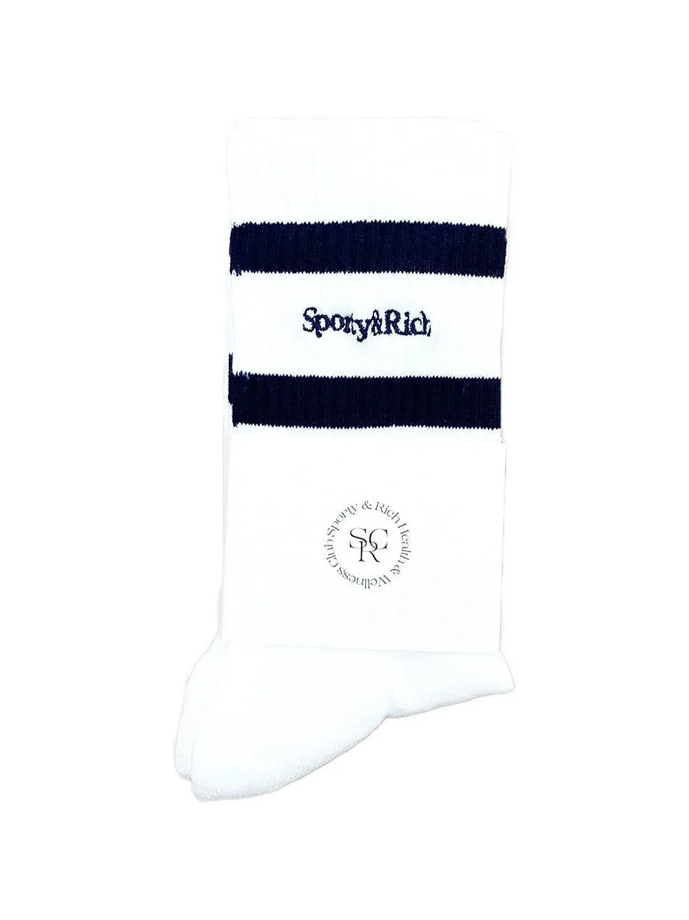 Sporty & Rich striped socks - Bianco