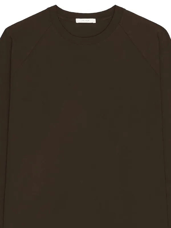 The Row Jameson long-sleeve T-shirt | Brown | FARFETCH JO