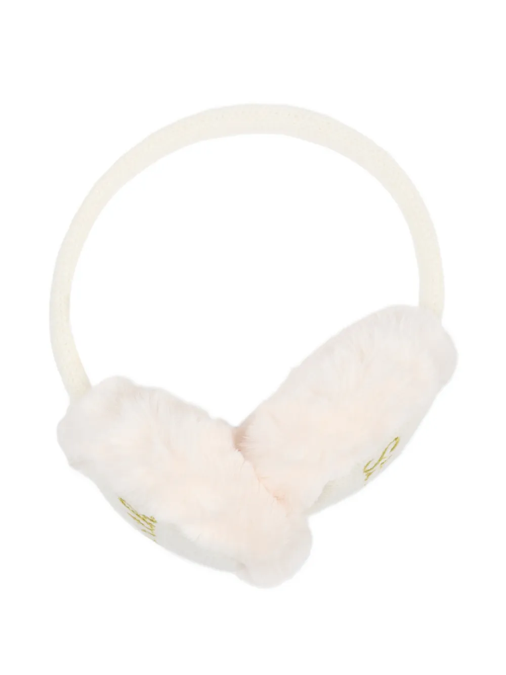 MC2 Saint Barth Kids faux-fur ear warmers - Toni neutri
