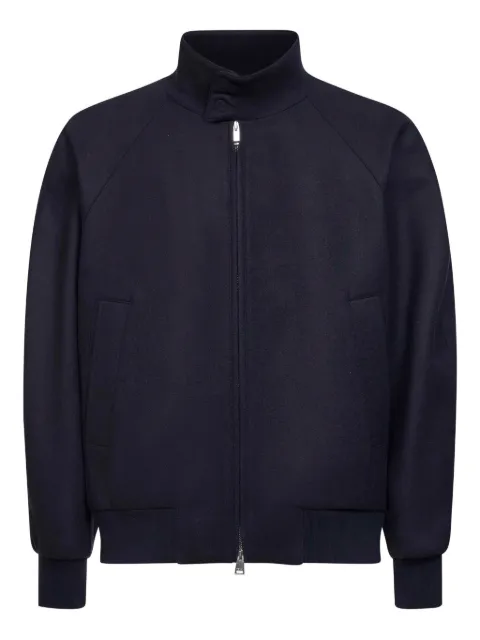 FENDI embossed patch zip jacket