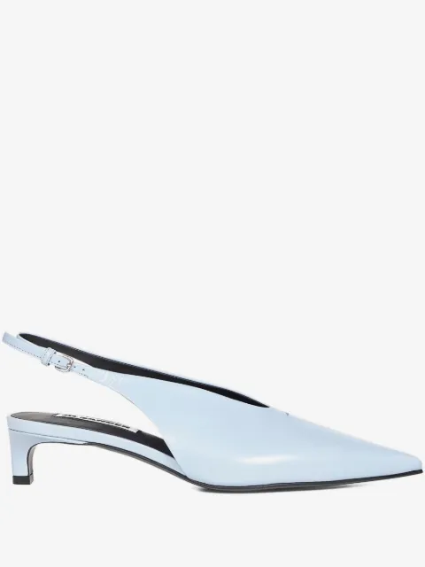 Jil Sander adjustable strap pointed pumps
