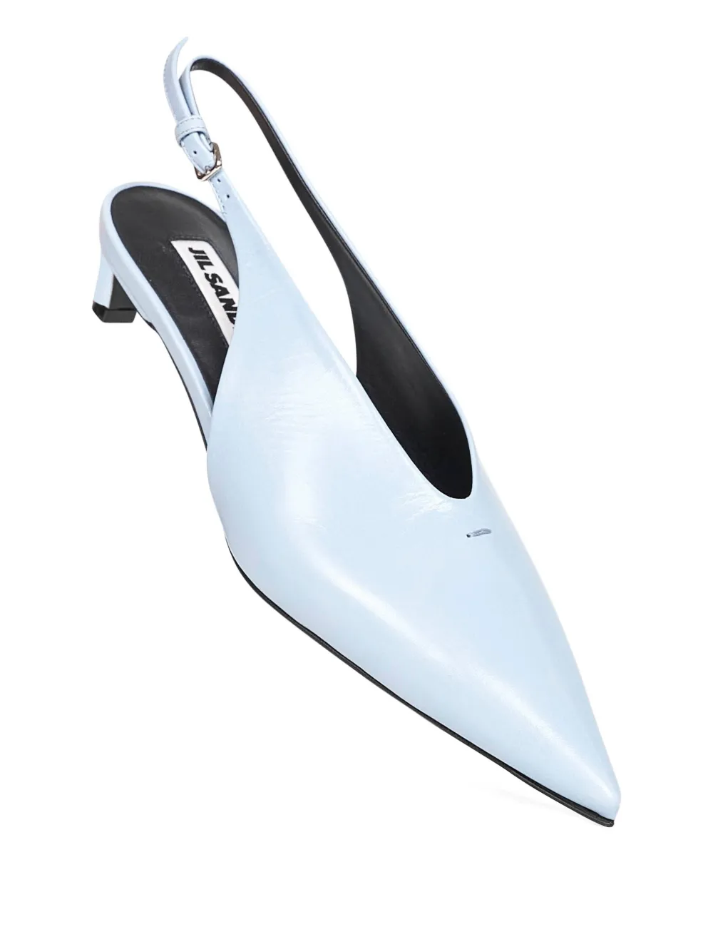 Jil Sander adjustable strap pointed pumps Blauw