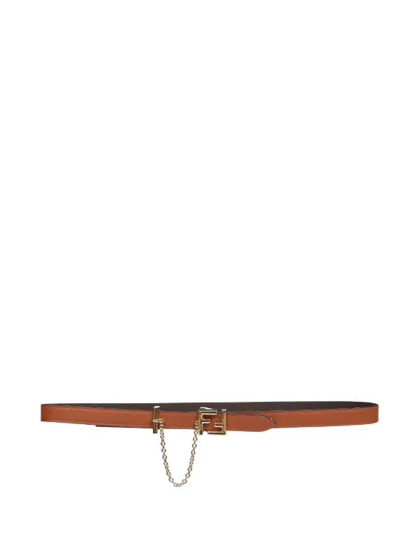 Fendi FF Belt in Brown
