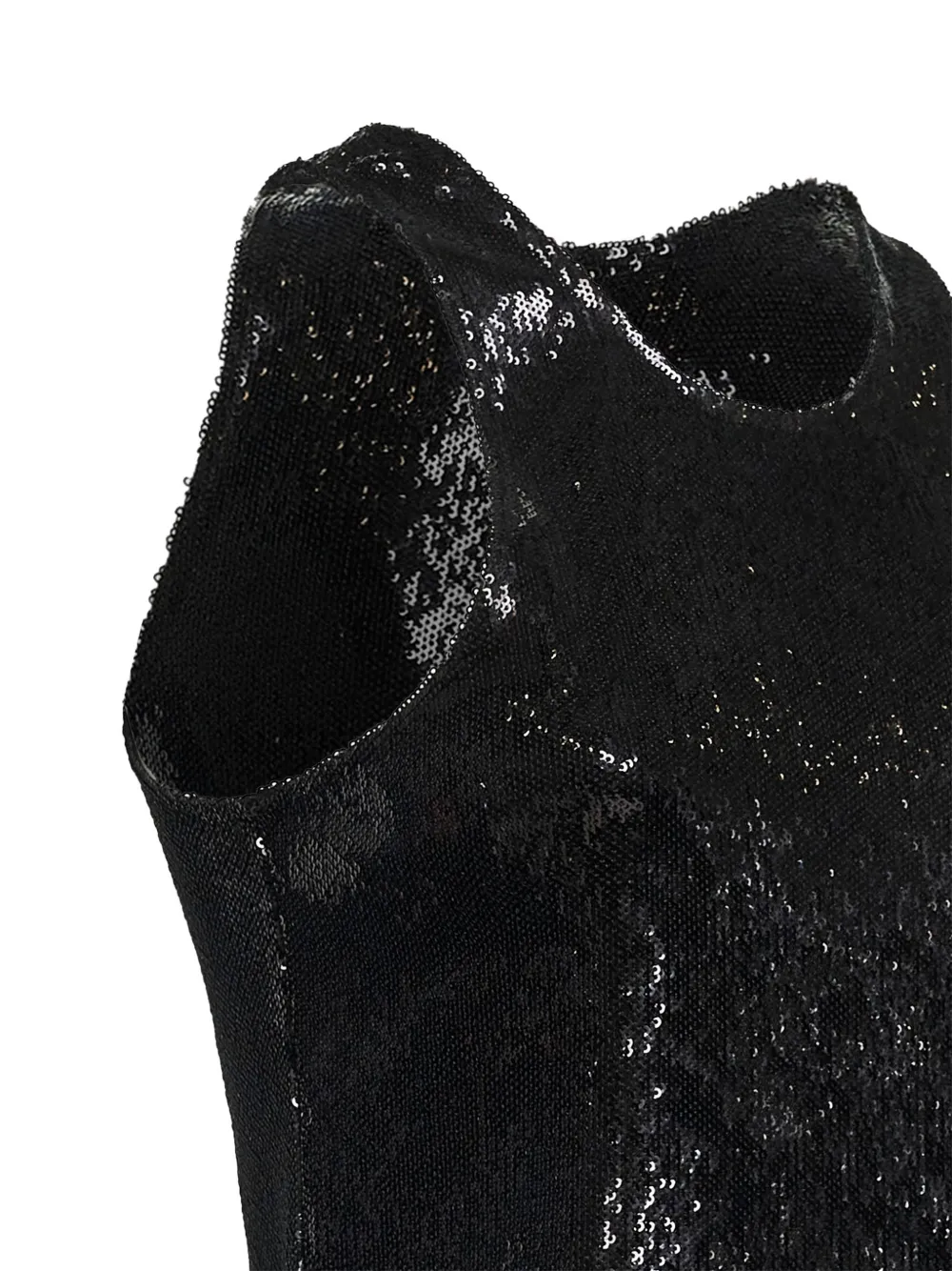 TOTEME Top met ronde hals en pailletten Zwart