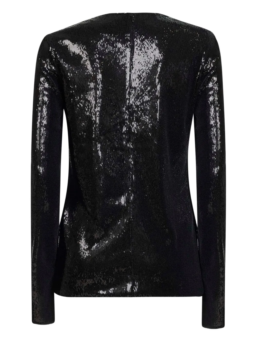 Sequin Crew-Neck Top