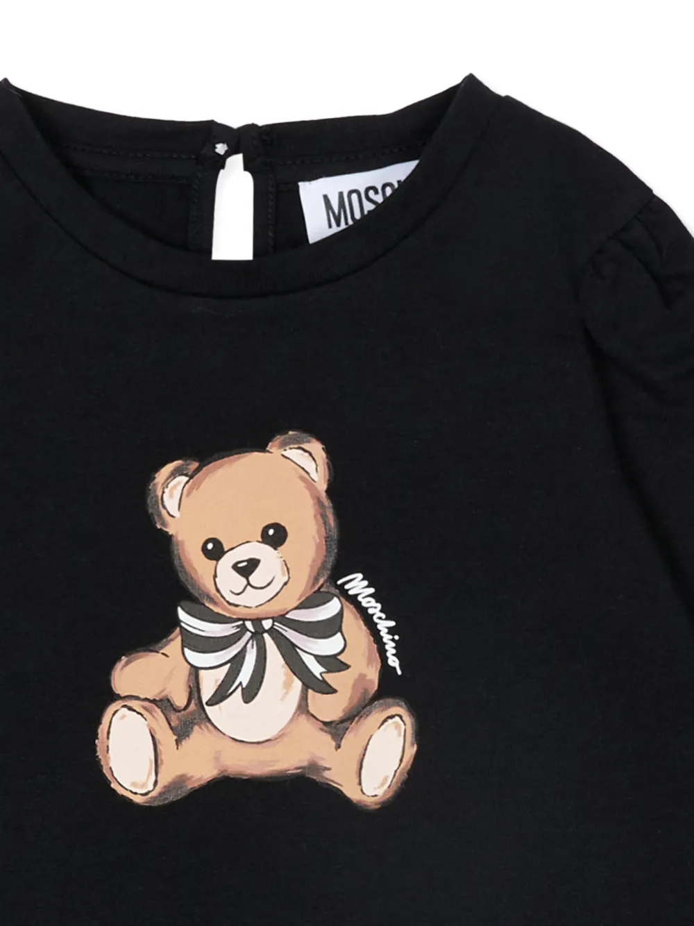 Teddy-Print Long-Sleeve T-Shirt