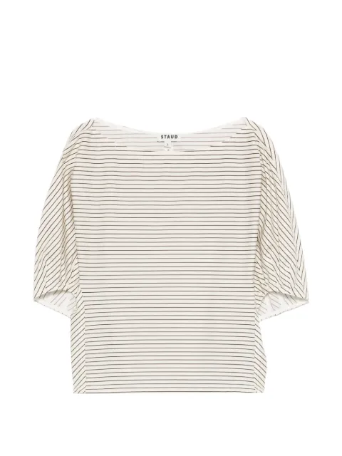 STAUD Didi striped top