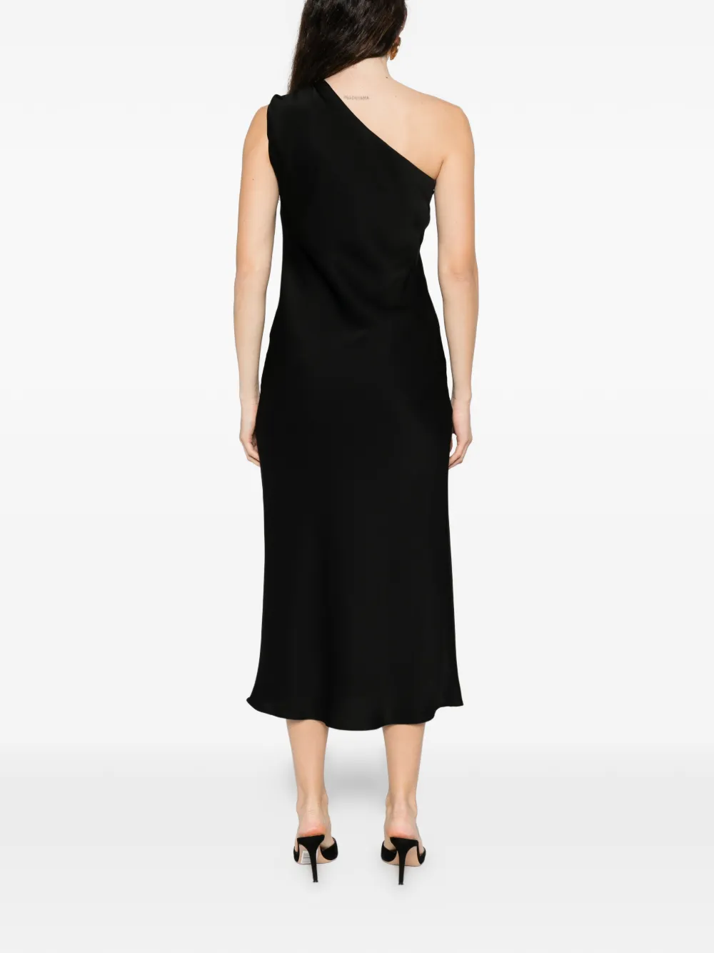 Max Mara Gedrapeerde jurk Zwart