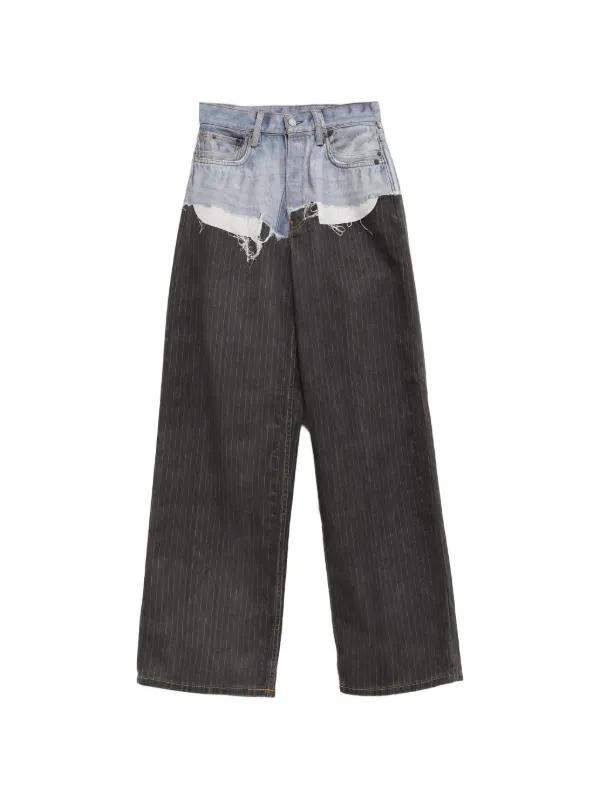 Acne Studios Trompe-l’œil Jeans in Black