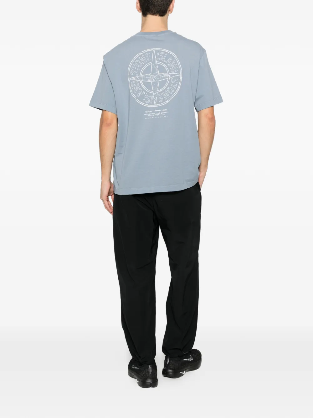 Stone Island Compass T-shirt - Blauw
