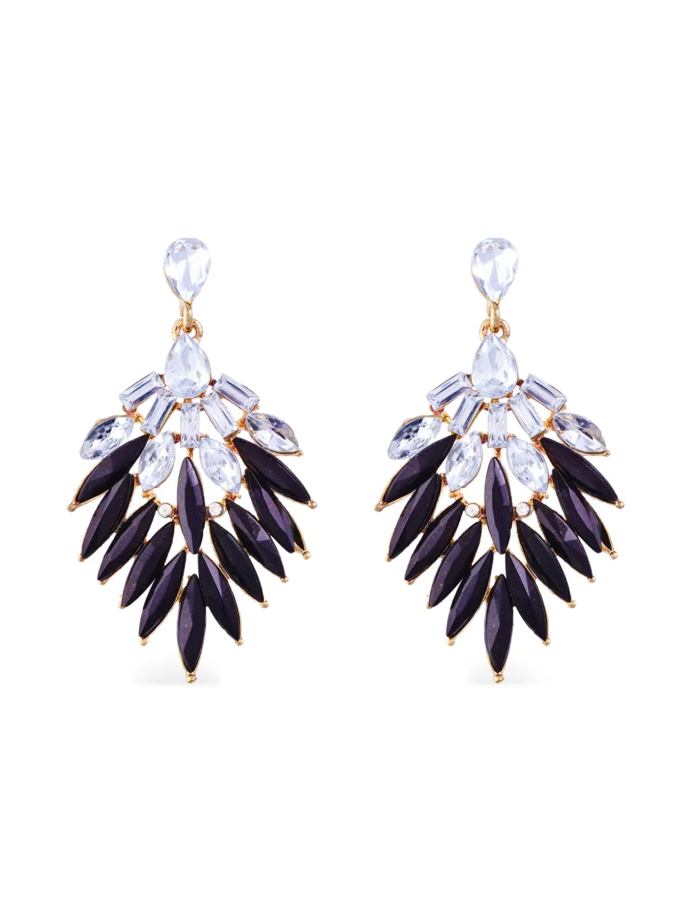 Susan Caplan Vintage 1990s drop earrings - Oro