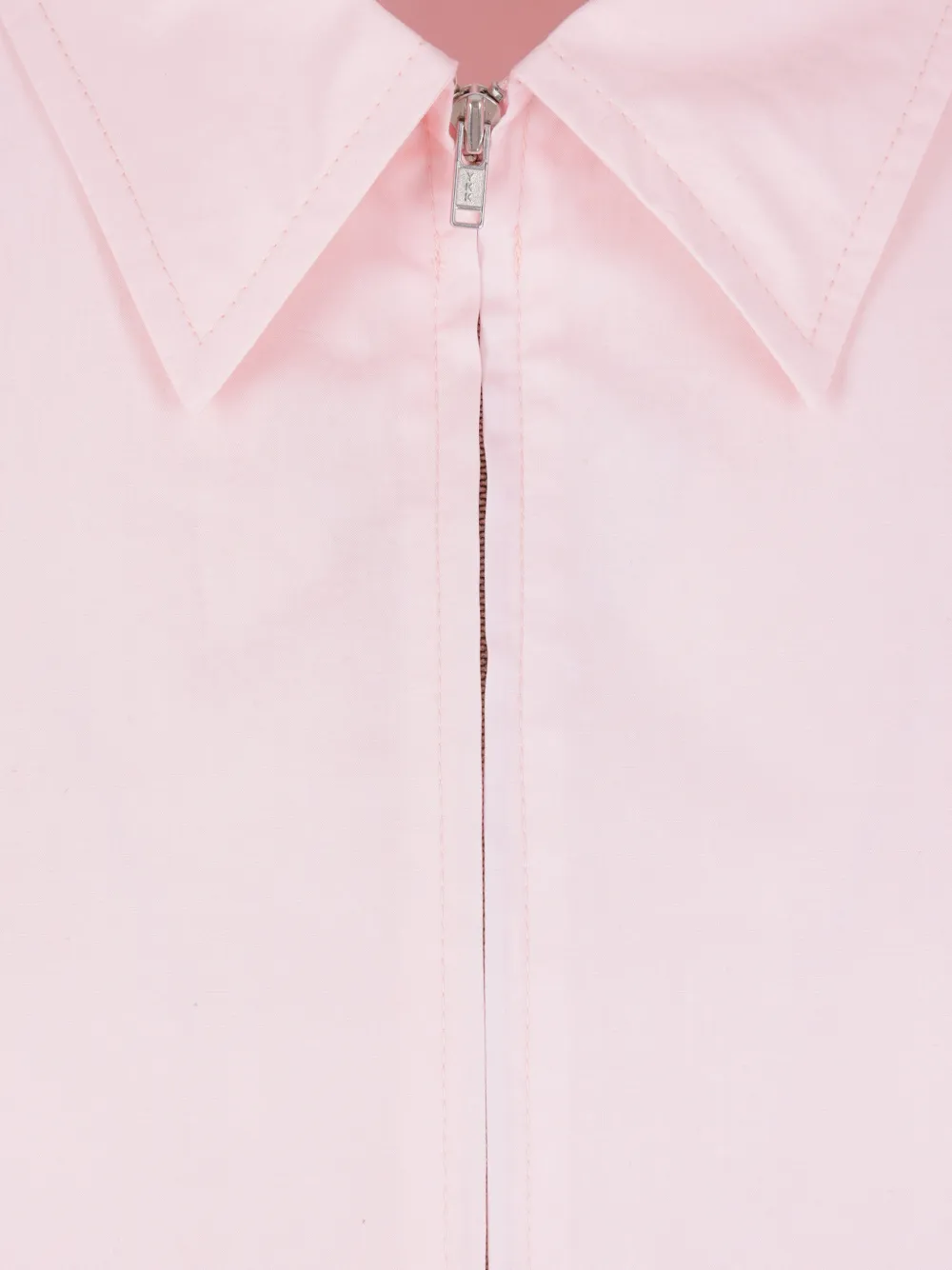 Pointed-Collar Zip Jacket