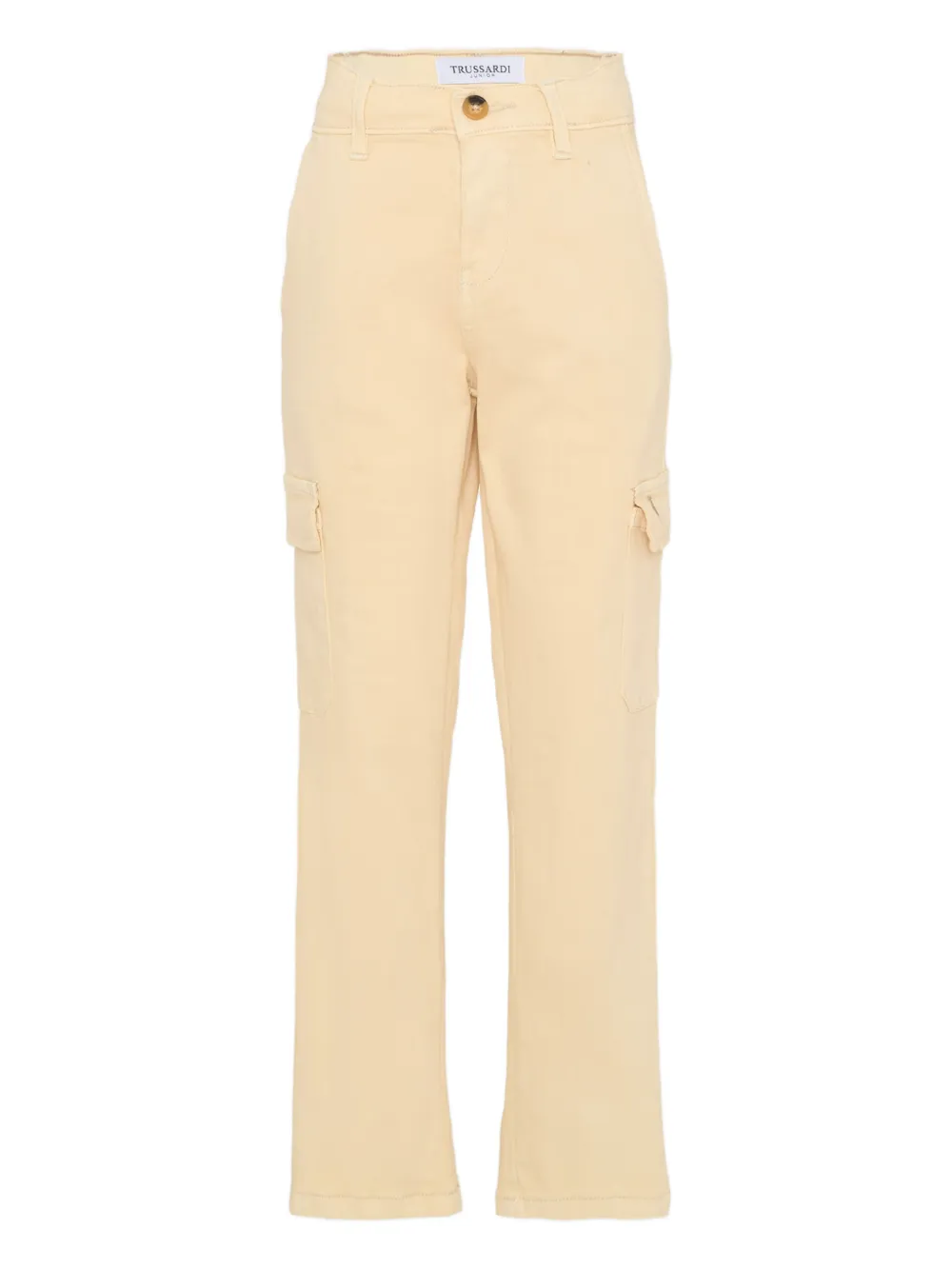 TRUSSARDI JUNIOR cargo-pockets trousers - Toni neutri
