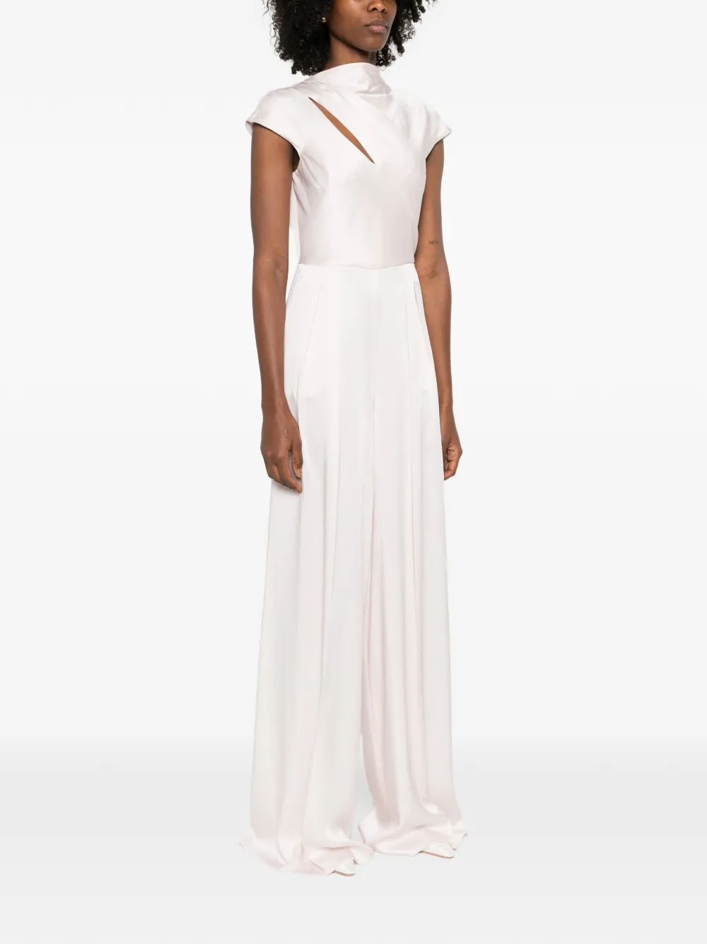  Max Mara Envers Draped Jumpsuit - Pink 