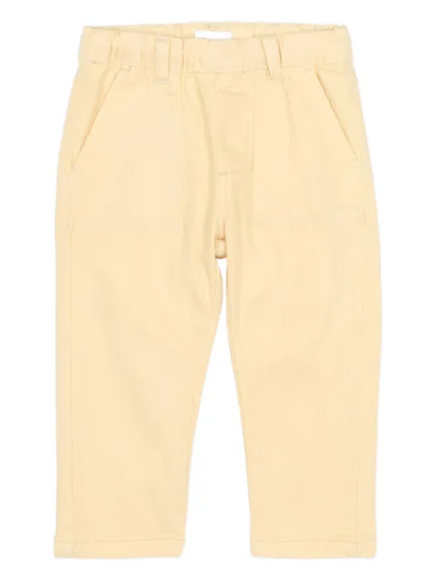 TRUSSARDI JUNIOR pantalones con parche del logo