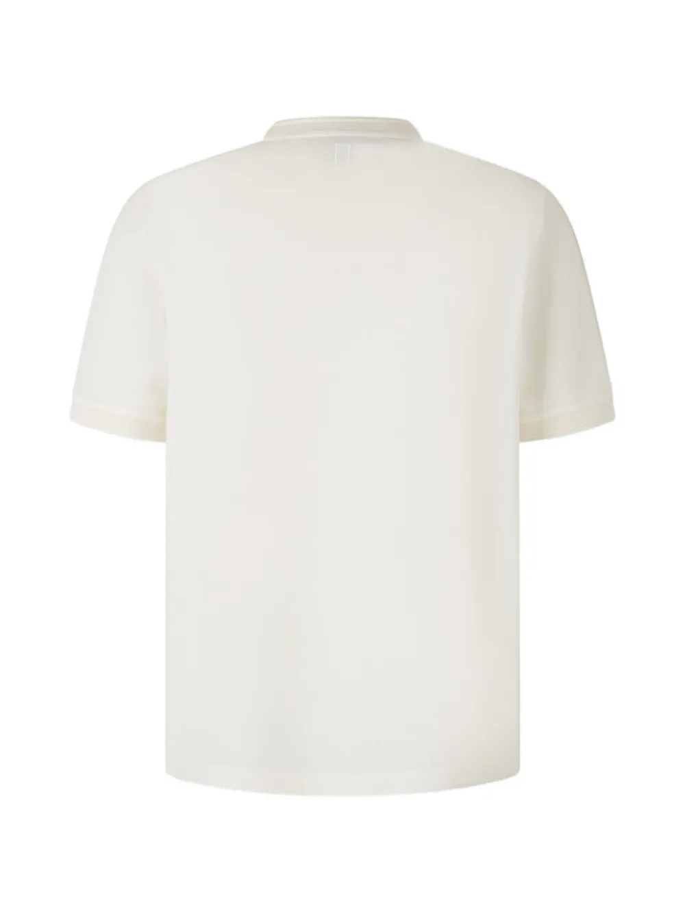 Canali crew-neck cotton T-shirt - Wit