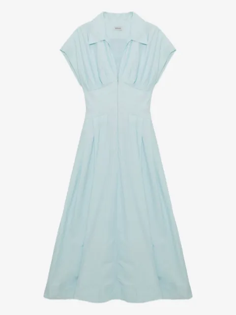 SIMKHAI  Farlow pleated midi dress