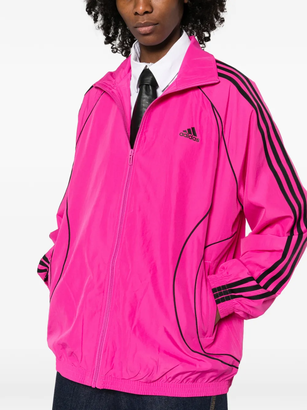 ☆ゆぴ♡☆ アディダス ジップアップジャケット ピンク Adidas Adicolor Teamgeist zip-up Jacket | Pink | FARFETCH GE