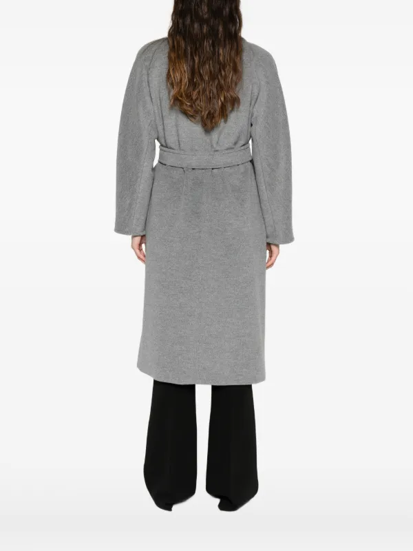 Max Mara Madame double-breasted Coat | Grey | FARFETCH
