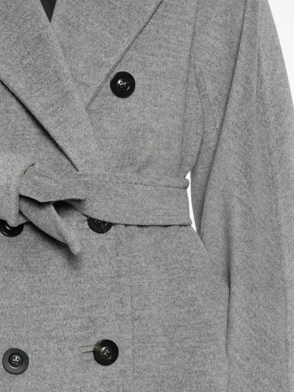 Max Mara Madame double-breasted Coat | Grey | FARFETCH