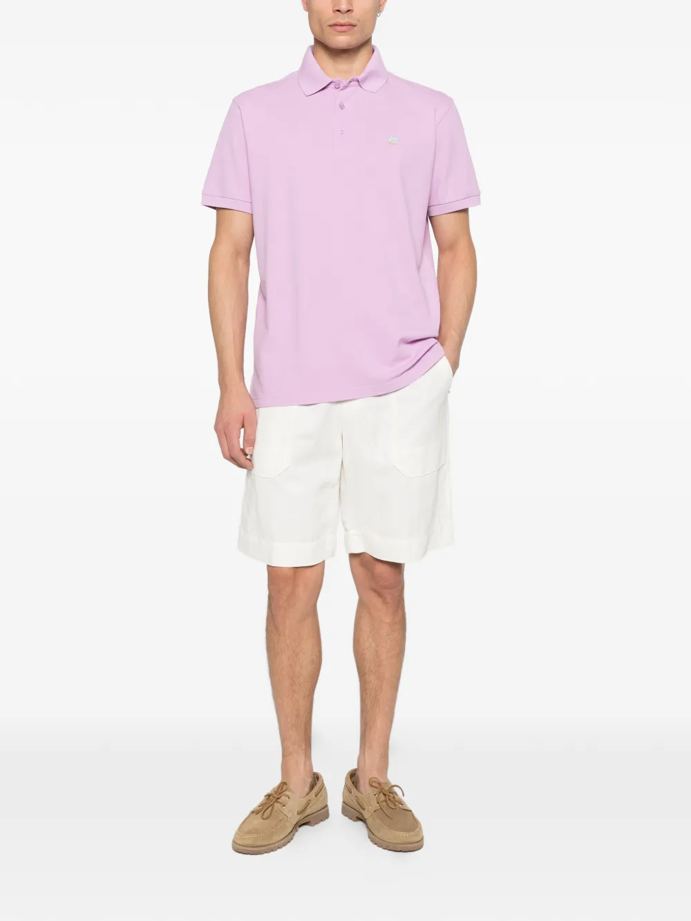 ETRO buttoned polo shirt - Roze