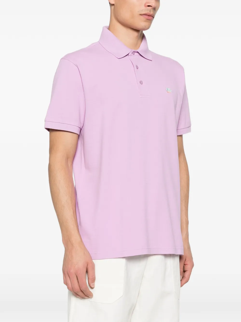ETRO Poloshirt met knopen Roze