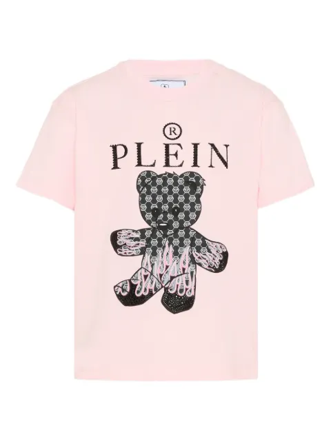 Philipp Plein Junior T-shirt med korte ærmer og grafisk tryk