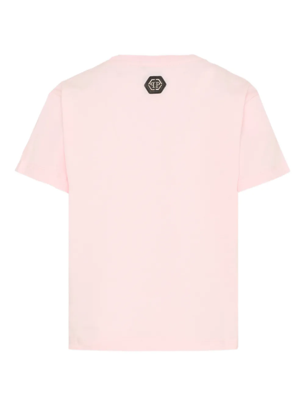  Philipp Plein Junior Short-sleeve Graphic-print T-shirt - Pink 