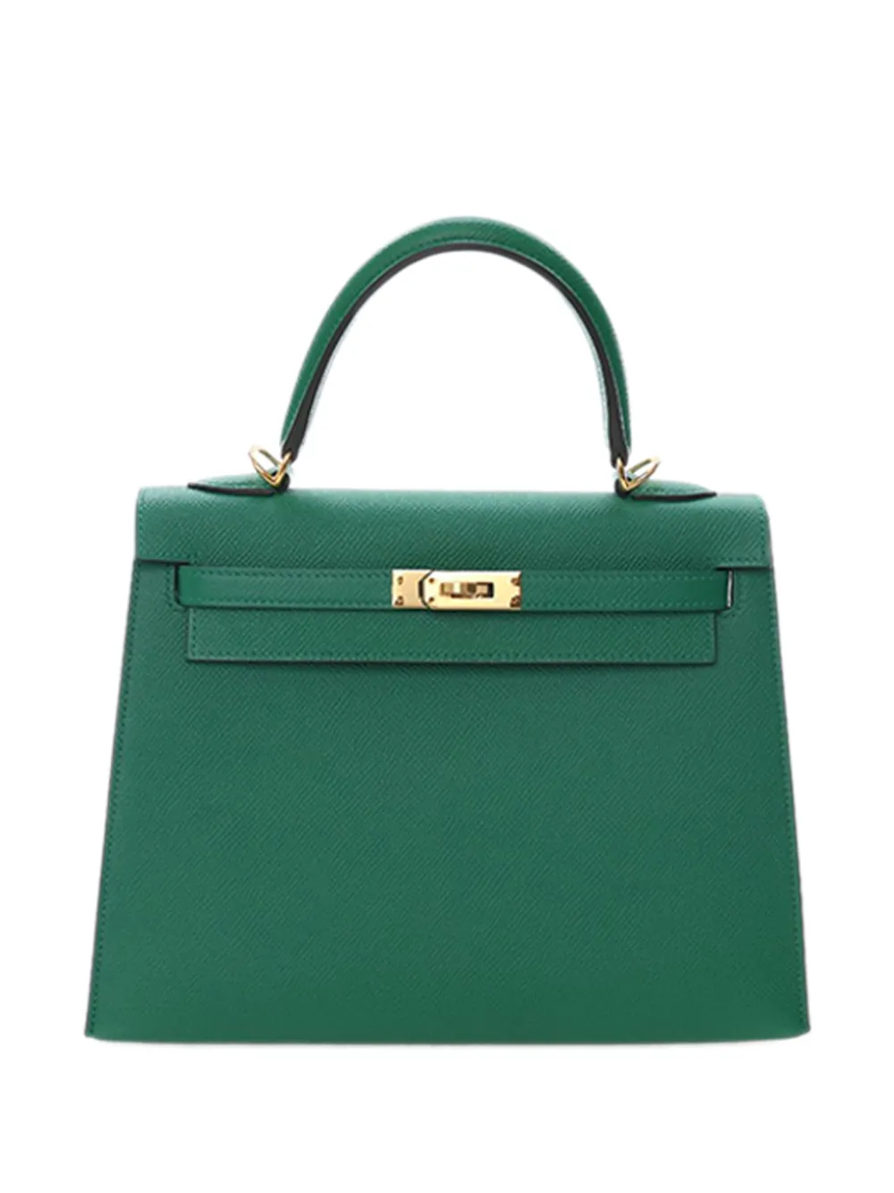 Hermès Pre-Owned 2017 Epsom Kelly II Sellier 25 satchel - Green