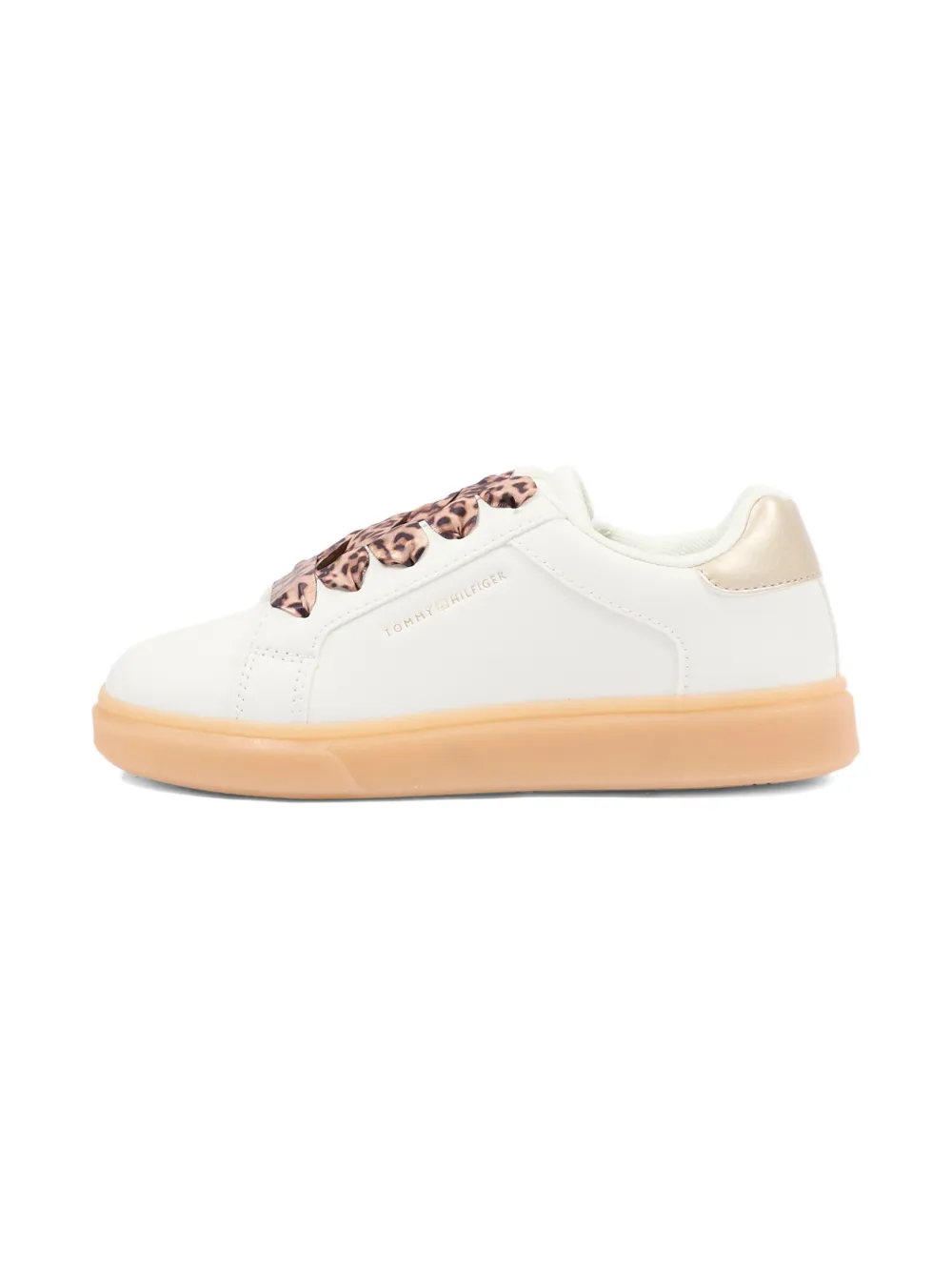 Tommy Hilfiger Junior Sneakers met dierenprint Wit