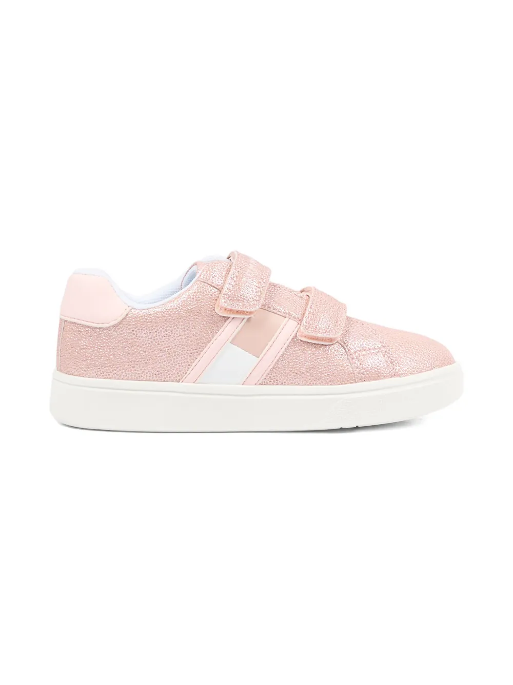 Tommy Hilfiger Junior Sneakers met klittenband Roze