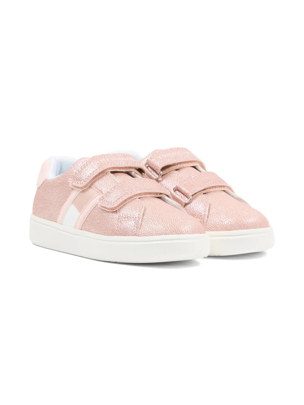 Tommy Hilfiger Junior Sneakers met klittenband Roze