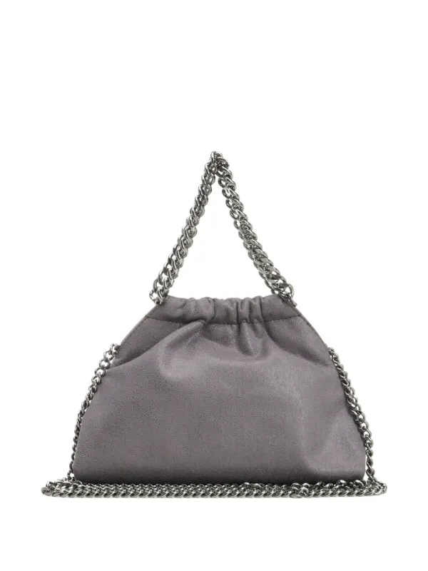 Stella McCartney チェーンチャーム ショルダーバッグ | グレー Stella McCartney チェーンチャーム ショルダーバッグ | グレー
