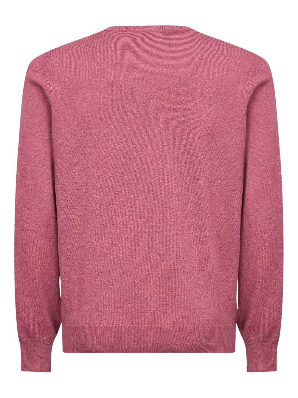 Brunello Cucinelli ribbed-knit crew-neck sweater - Roze