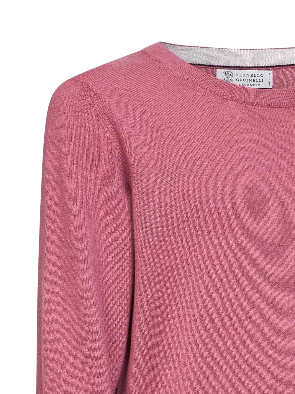 Brunello Cucinelli Ribgebreide trui Roze