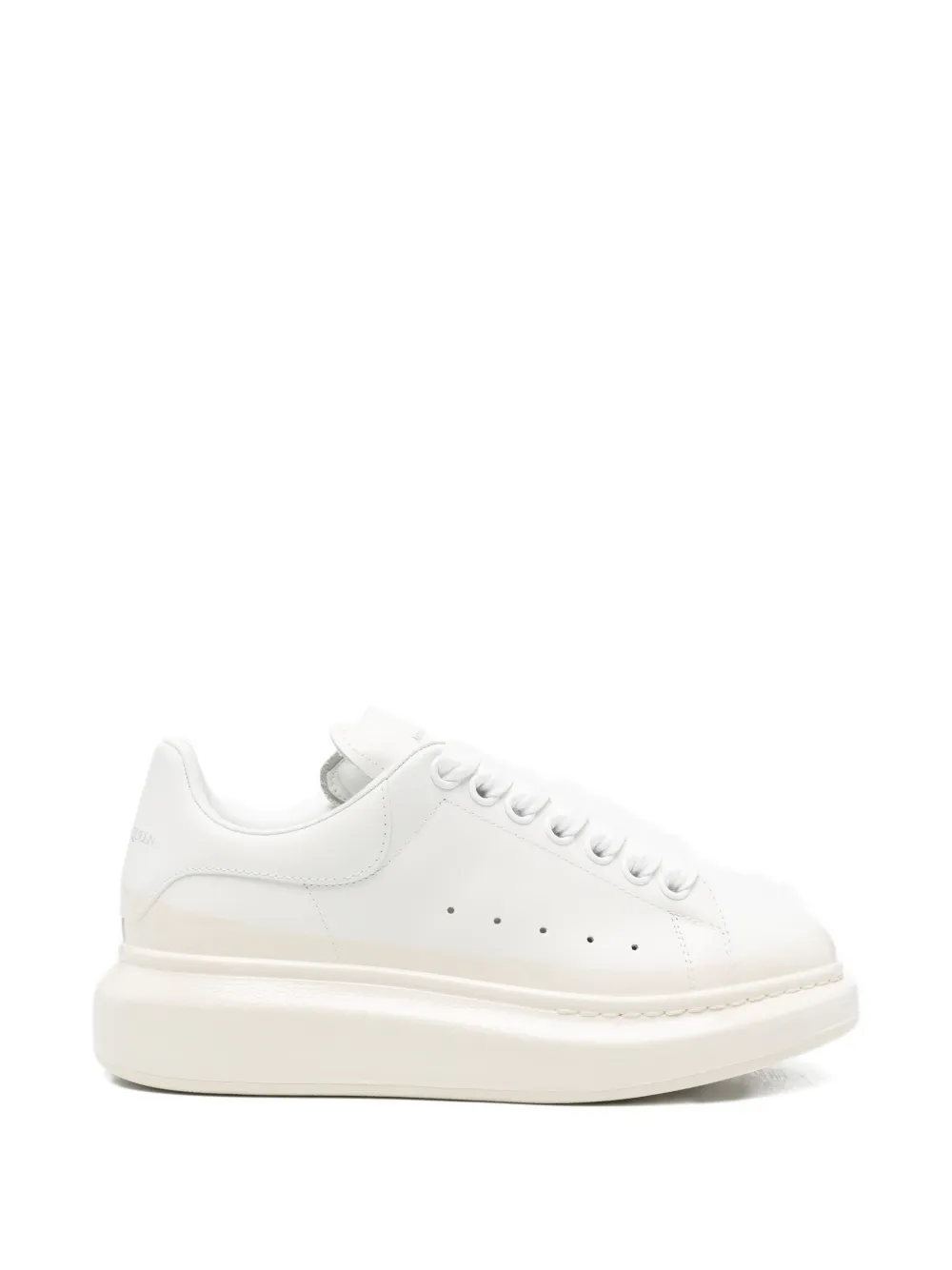 Alexander McQueen lace-up platform sneakers - Bianco
