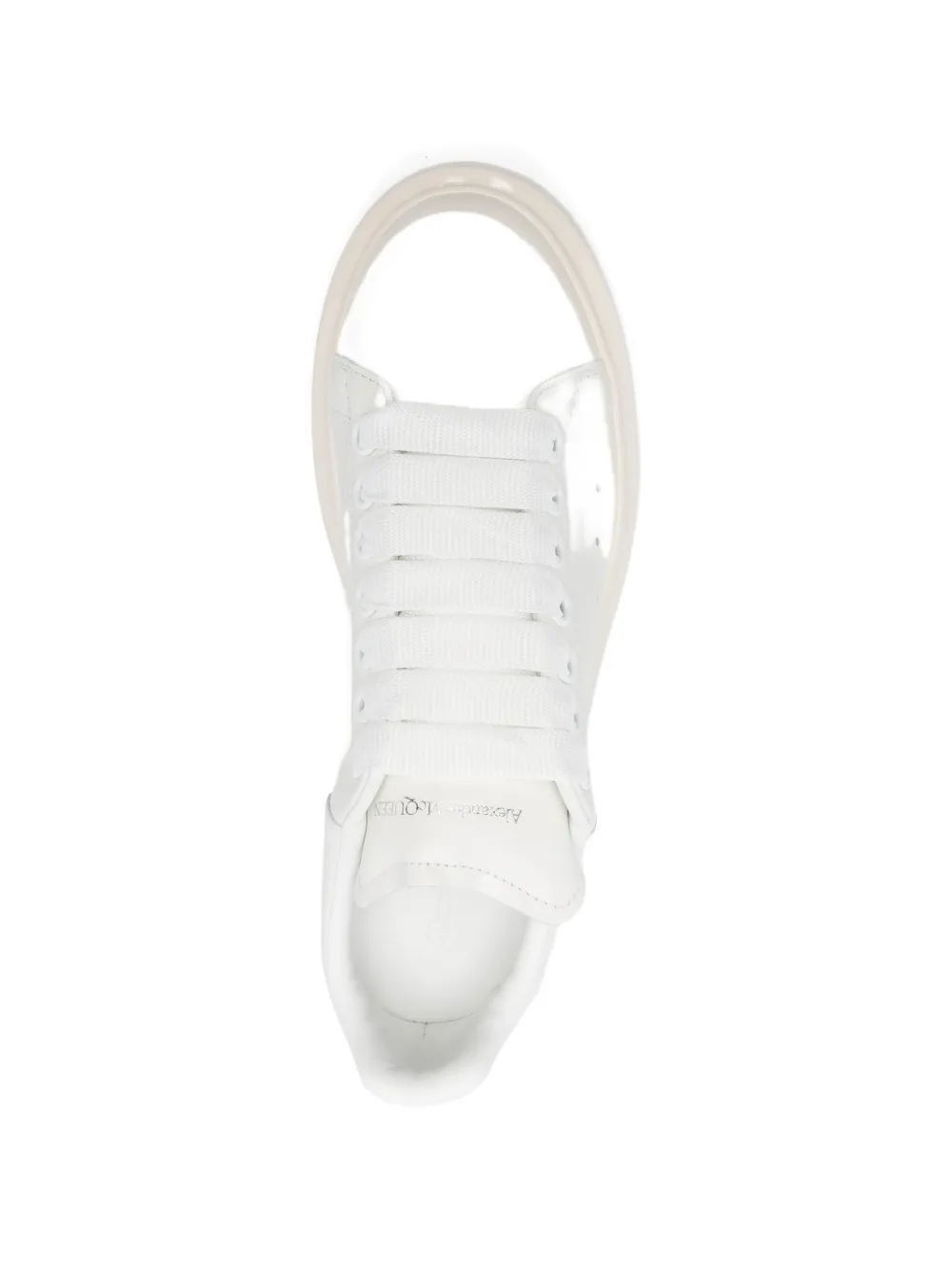 Alexander McQueen lace-up platform sneakers Wit
