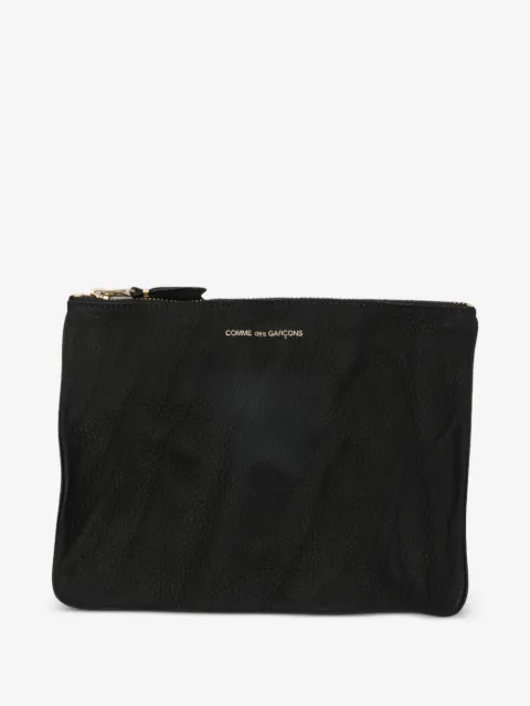 Comme Des Garçons zip leather wallet